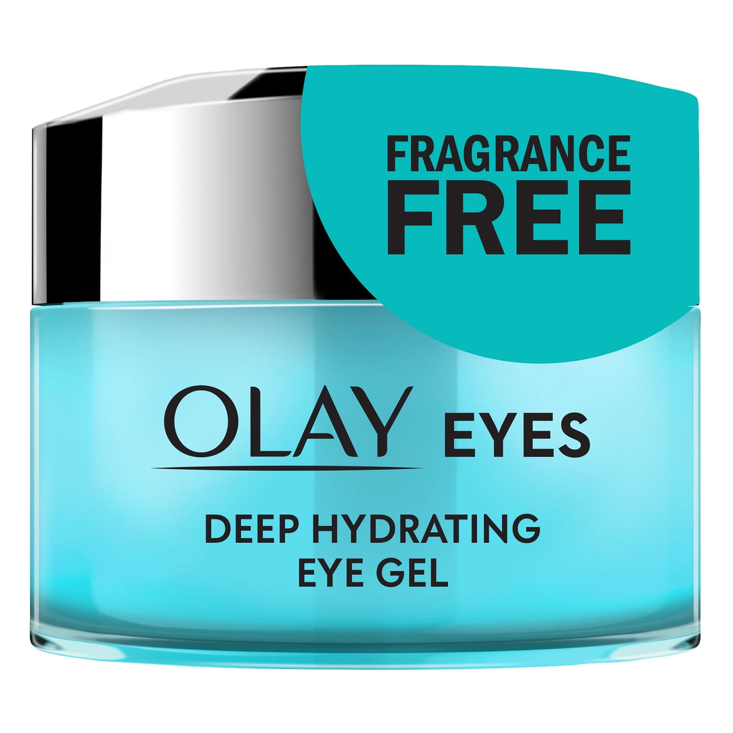 Olay Deep Hydrating Eye Gel with Hyaluronic Acid for Eye Skin Dryness, Normal Skin, 0.5 fl oz