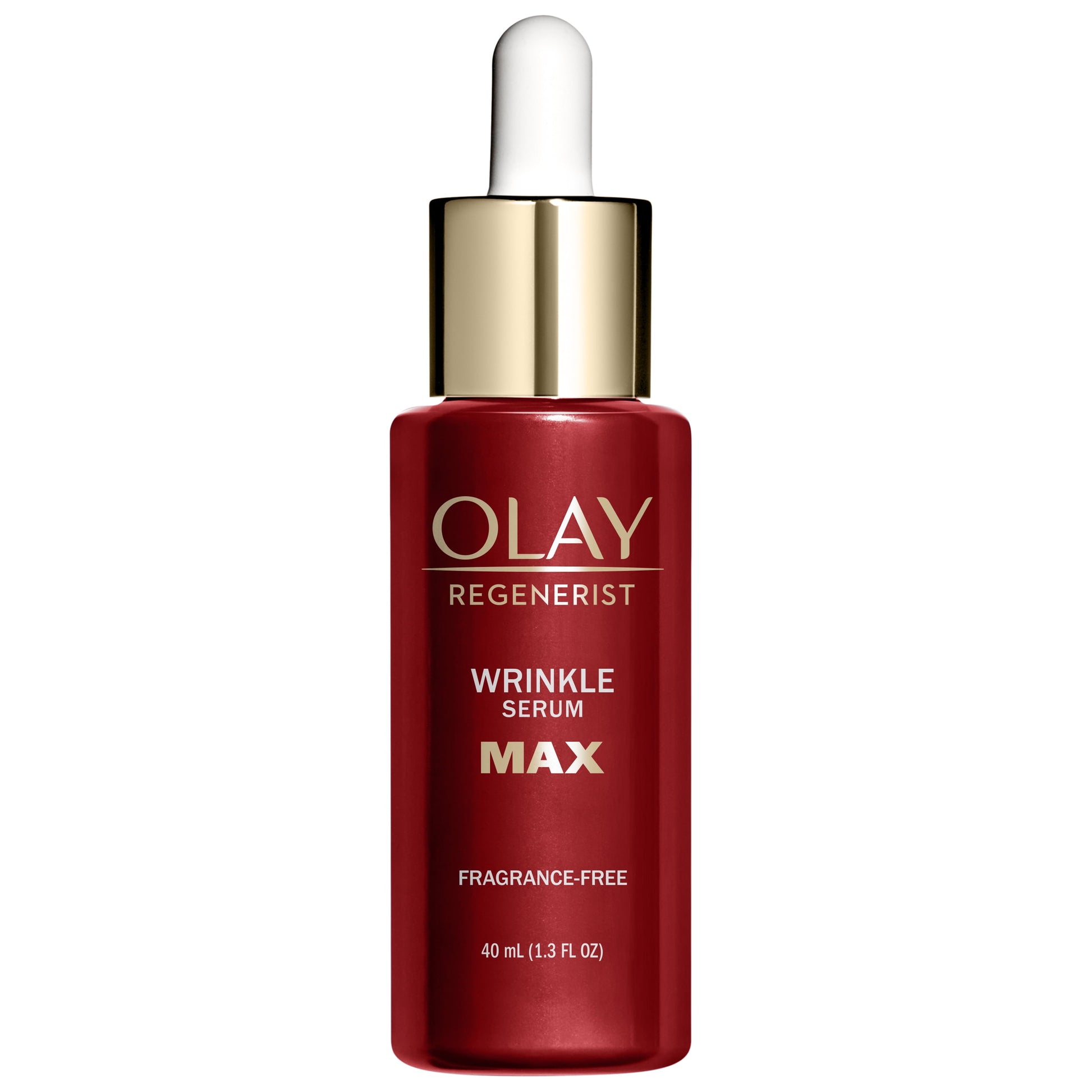 Olay Regenerist Max Wrinkle Serum with Peptides, Repairs Fine Lines & Wrinkles, All Skin, 1.3 oz