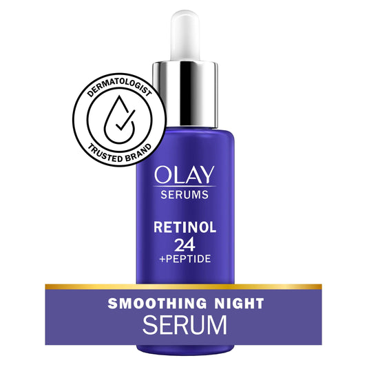 Olay Regenerist Retinol 24 Night Facial Serum, Reduces Fines Lines & Wrinkles, Normal Skin, 1.3 oz