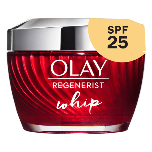 Olay Skincare Regenerist Whip Facial Moisturizer with SPF 25 Sun Protection, 1.7 oz