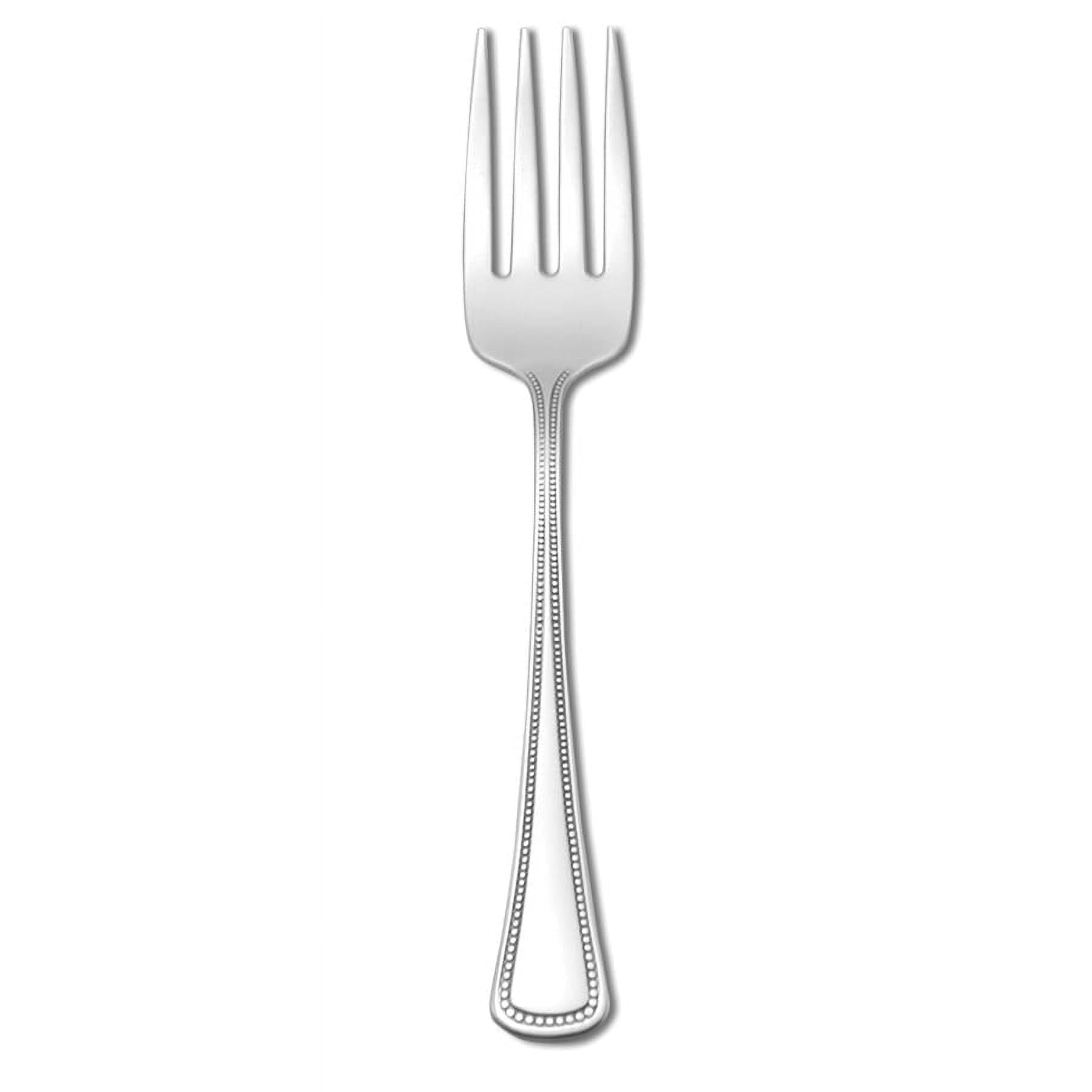 Oneida 2544FSLF Needlepoint S/S 6-1/8 Salad Fork - Dozen"