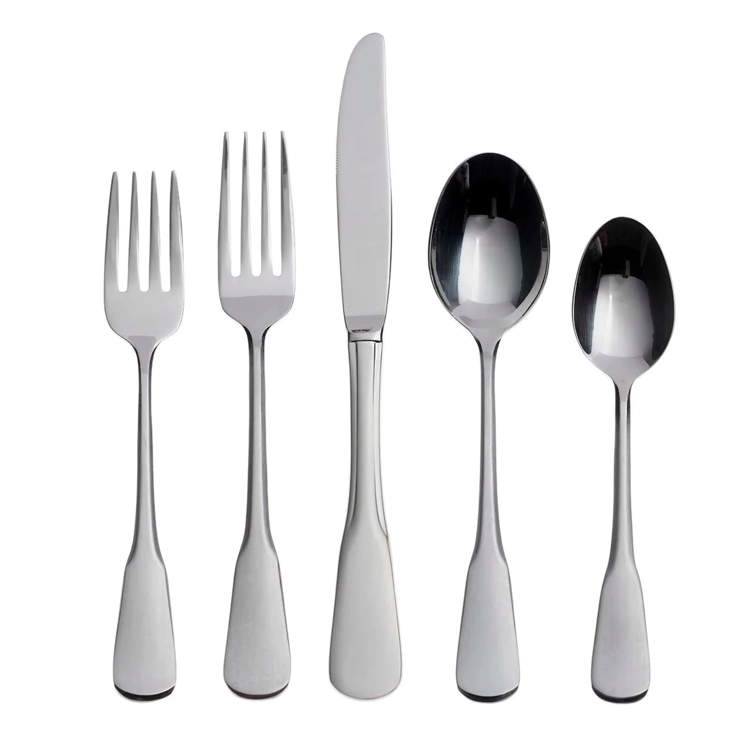 Oneida Colonial Boston 45 Piece Everyday Flatware Set, Service for 8, 5.2 Pounds