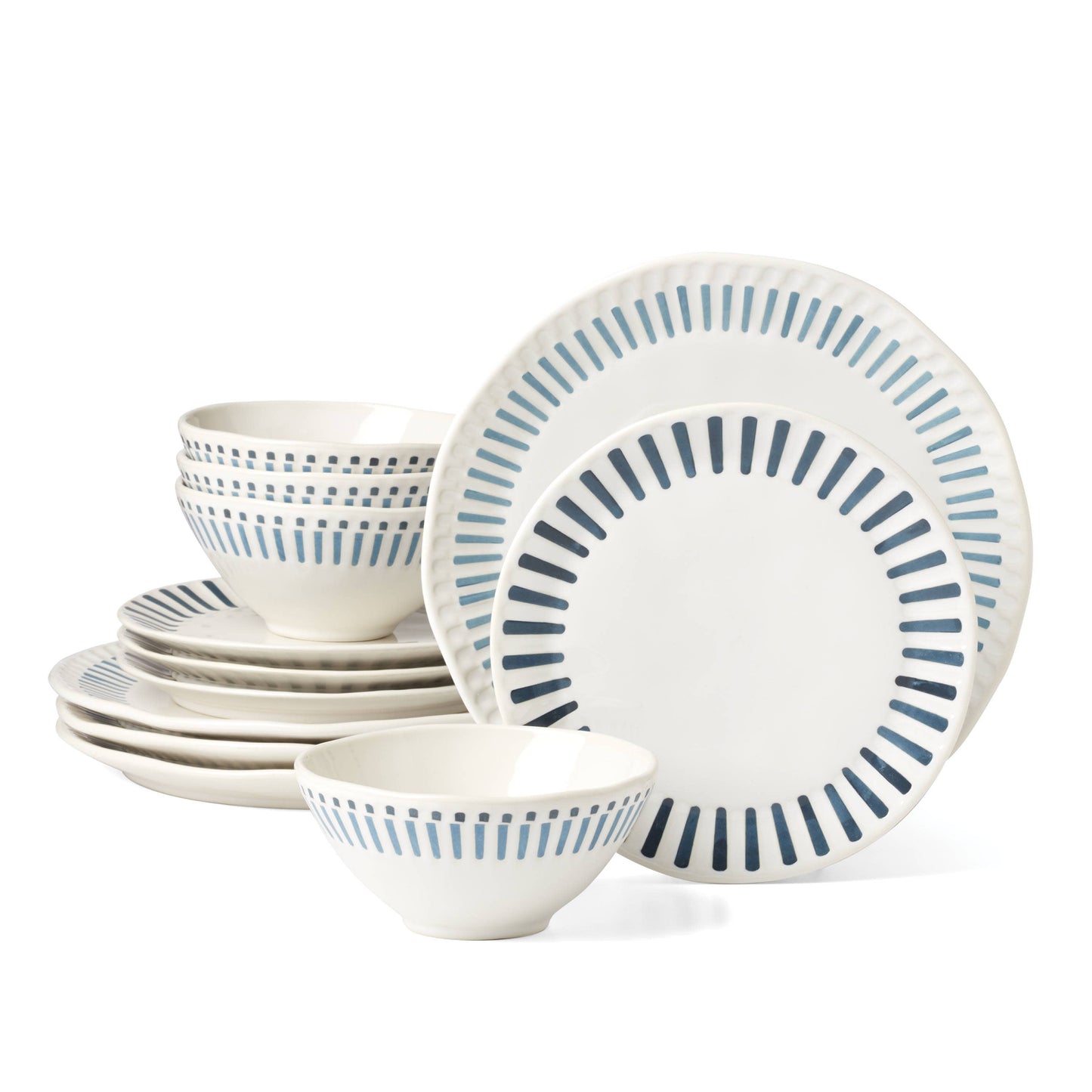 Oneida Entertain 365 12-Piece Artisanal Stoneware Dinnerware Set (Service for 4)