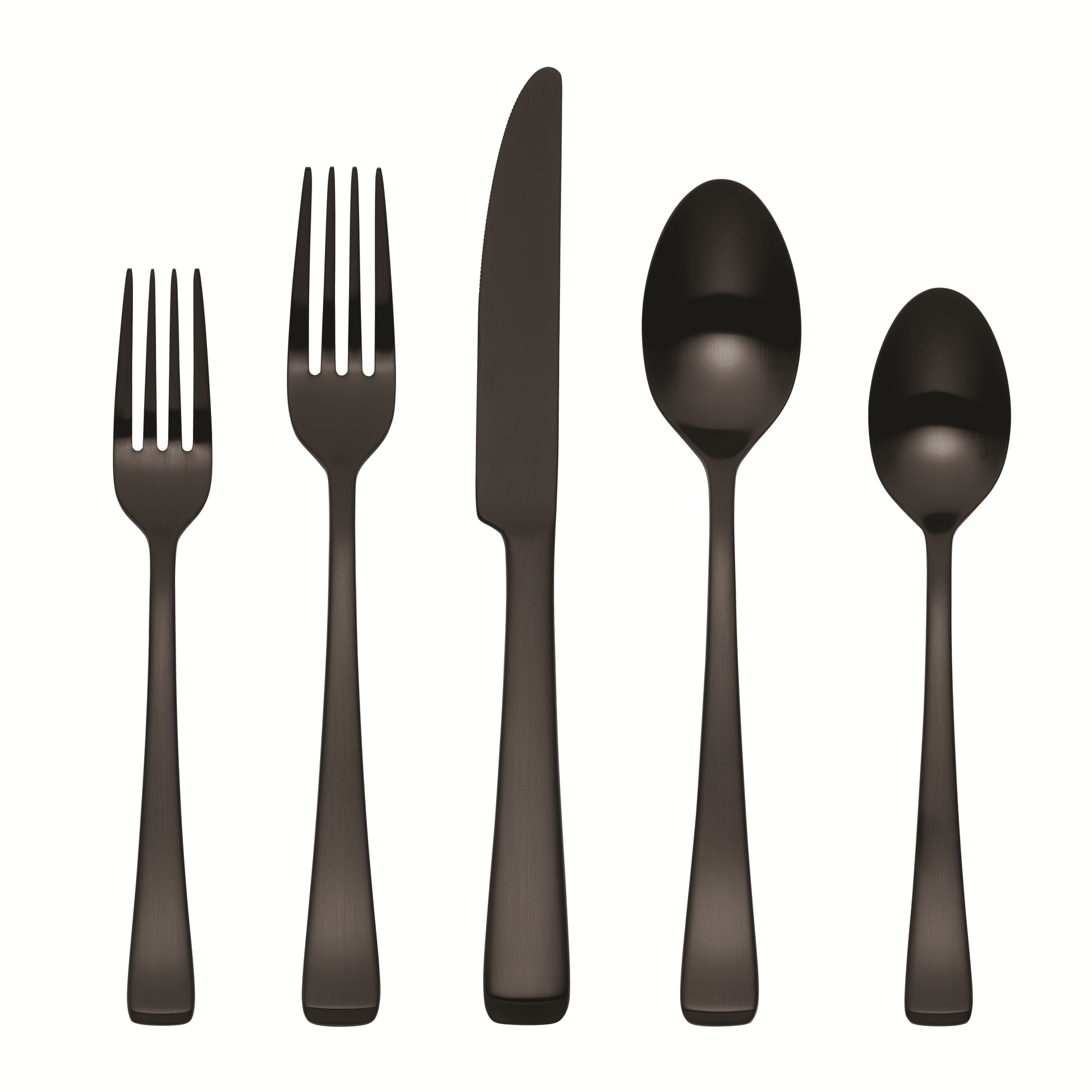 Oneida Harding 20-Piece Black Satin Stainless Steel Flatware Set (Service for 4)