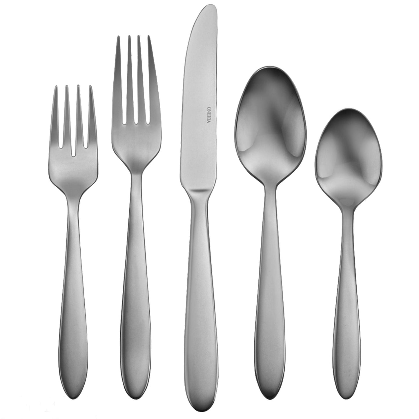 Oneida Mooncrest 65 Piece Everyday Flatware Set, Service for 12