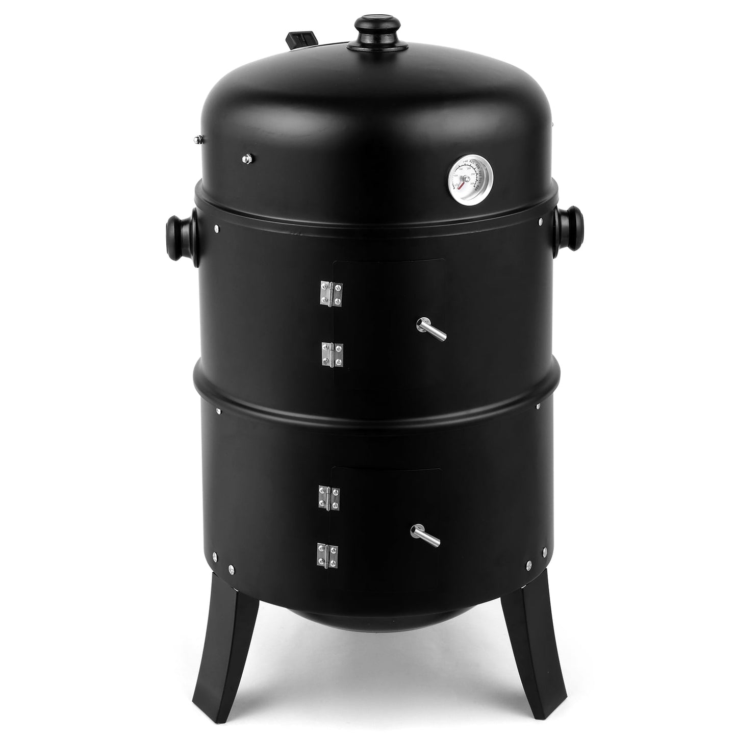 OverPatio Barbecue Charcoal BBQ Grill Outdoor Meat Cooker Smoker Patio Backyard Cooking Black