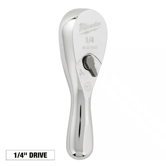 Milwaukee Tool 1/4&rdquo; Drive 3&rdquo; Ratchet