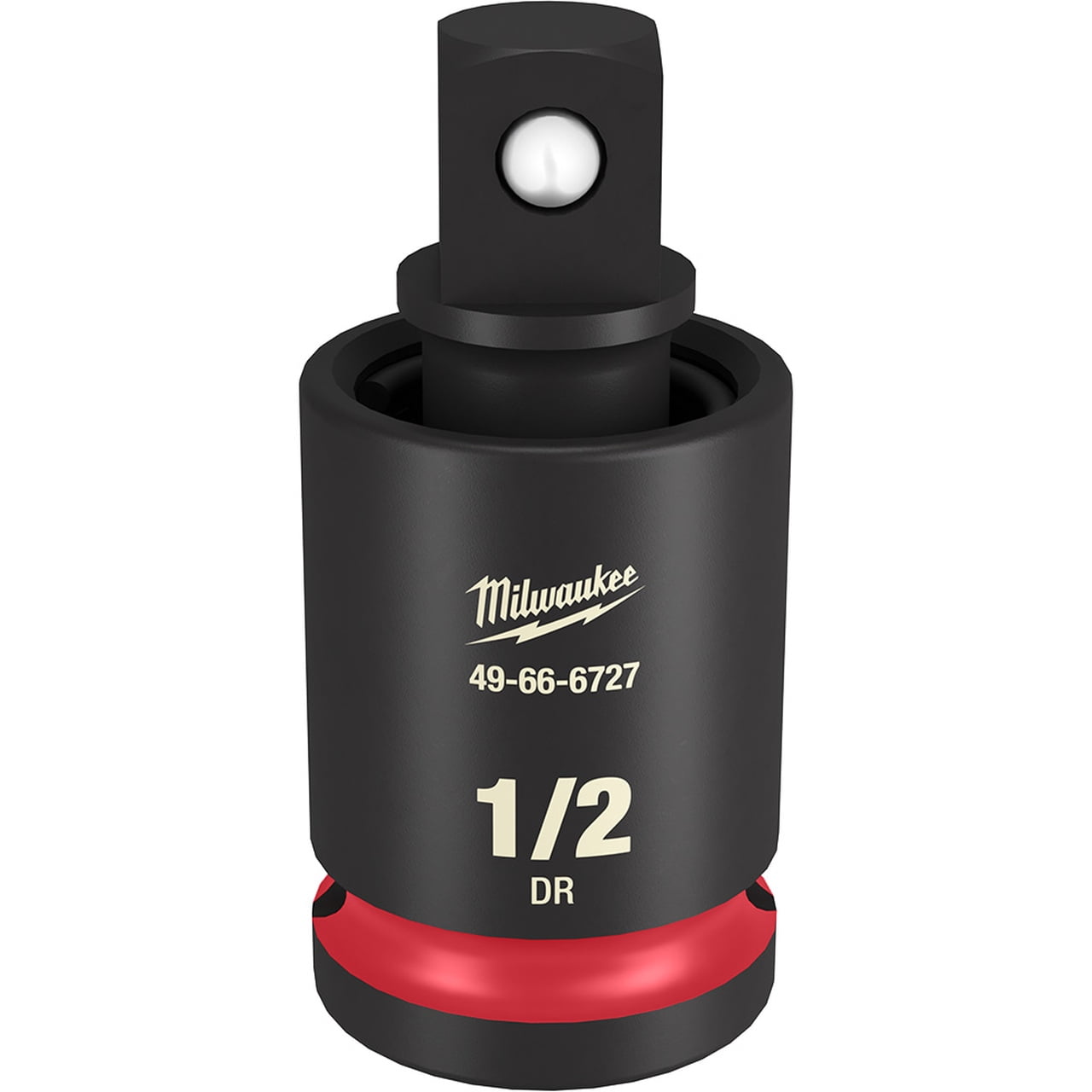 Pack of 1, Milwaukee 49-66-6727 Shockwave Impact Duty Socket 1/2 Drive Univ Joint