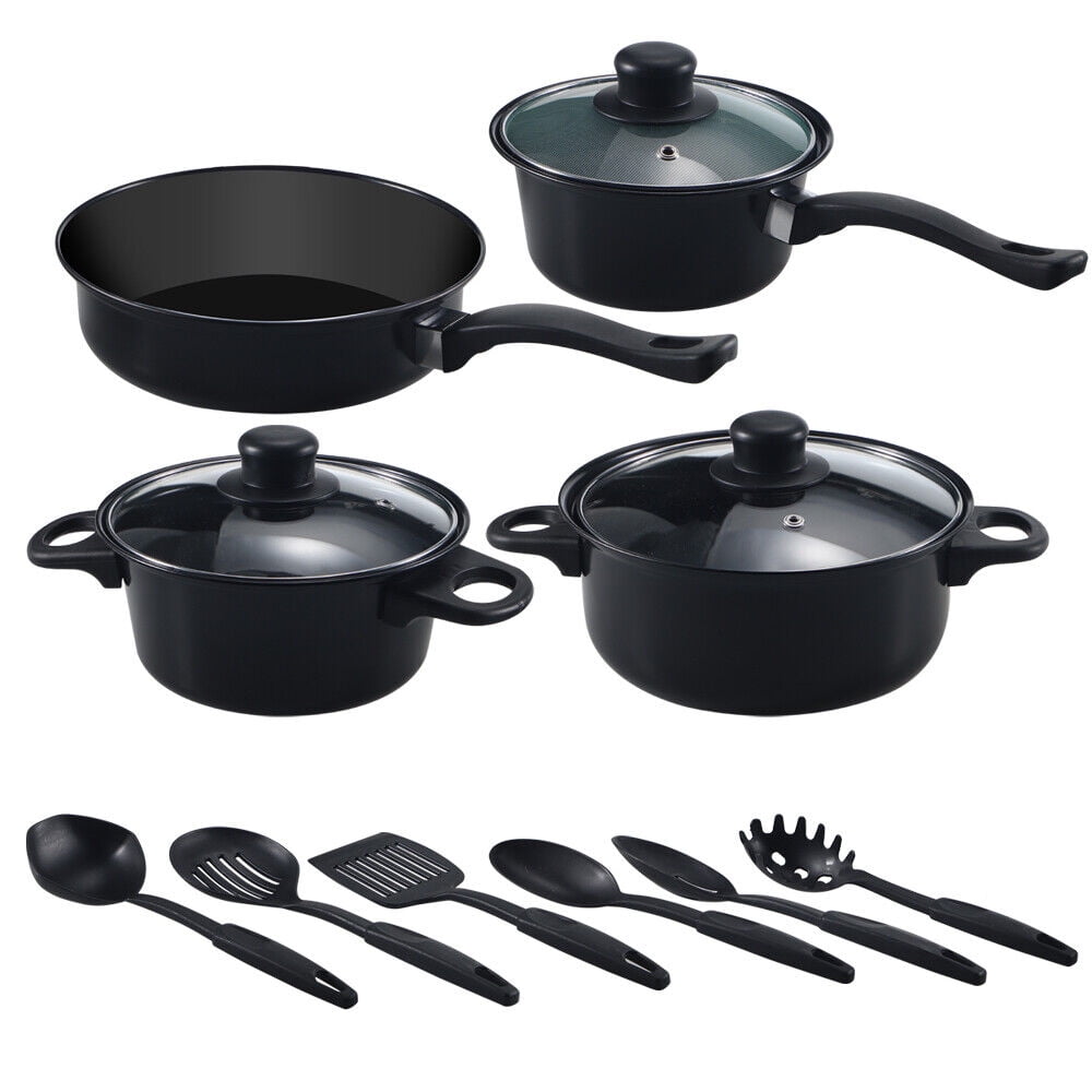 Paddsun 13 Piece Cookware Set Nonstick Pots Pans Home Kitchen Cooking Non Stick