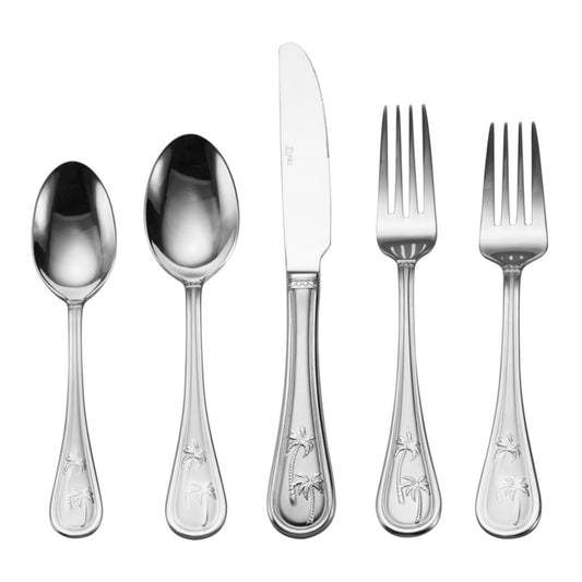 Palm Breeze 20-piece Stainless Steel Flatware Set, Service for 4