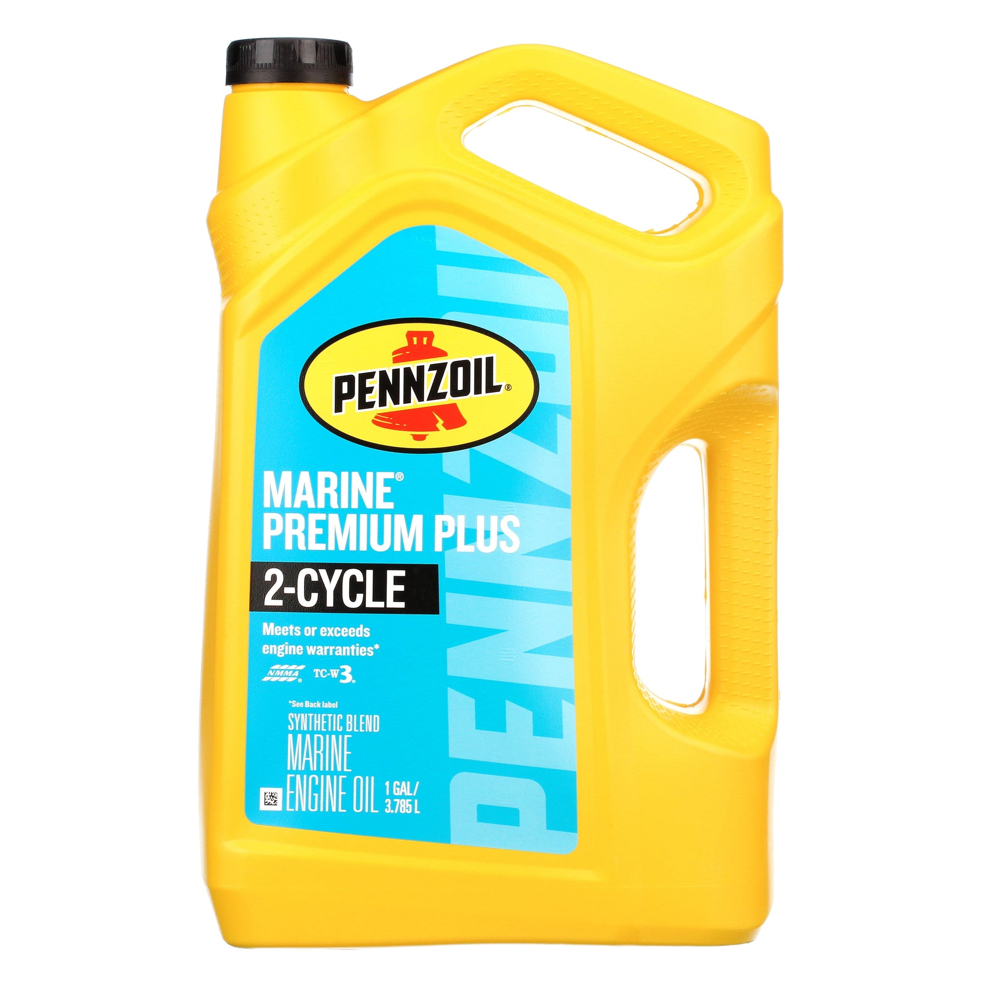 Pennzoil Marine Premium Plus 2-Cycle Synthetic Blend Motor Oil, 1 Gallon