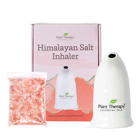 Plant Therapy Pink Himalayan Salt Inhaler w/ Pink Himalayan Crystal Salt