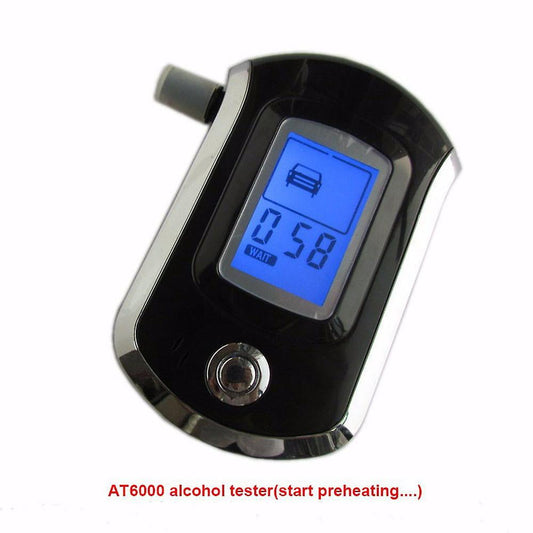 Police Professional Lcd Digital Breath-alcohol Tester Breathalyser Self Analyzer