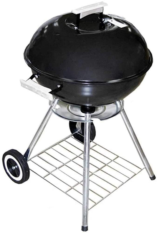 Portable 18 Inch Charcoal BBQ Kettle Grill Outdoor Backyard Cookout Tailgating Barbecue Stainless Steel Grill Top