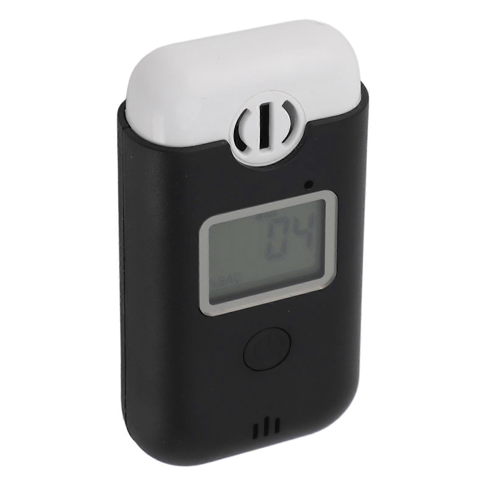 Portable Alcohol Tester Professional High Accuracy Sensitive LCD Digital Display Mini Home Alcohol Detector for Home Party