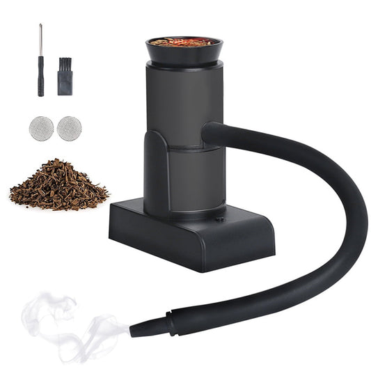 Portable Food Smoker Kit with Wood Chips Battery Powered Cocktail Smoker Indoor Smoke Infuser Household Smoking Machine Cooking Tool Kitchen Accessories for Drinks and Food