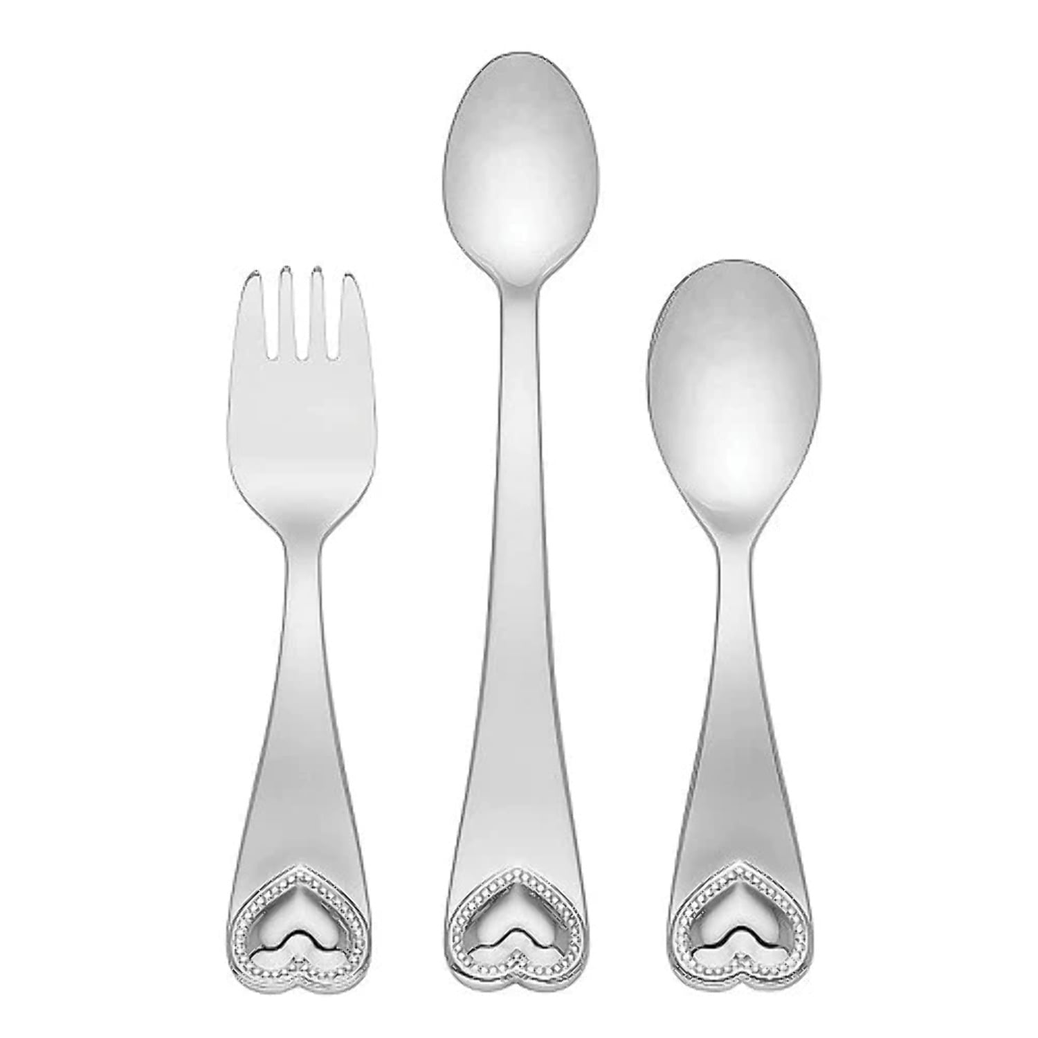 Precious Heart 3 Piece Flatware Set by Reed  Barton