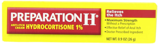 Preparation H Anti-Itch Cream With Hydrocortisone 1%, 0.9 Oz