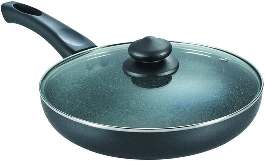 Prestige Mantra Omega Deluxe Granite Cookware Fry-pan 260mm With Glass lid 2lt