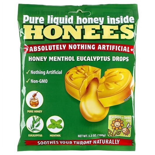 (Price/Case)Honees Candy Cough Drops, 20 Piece, 12 Per Case