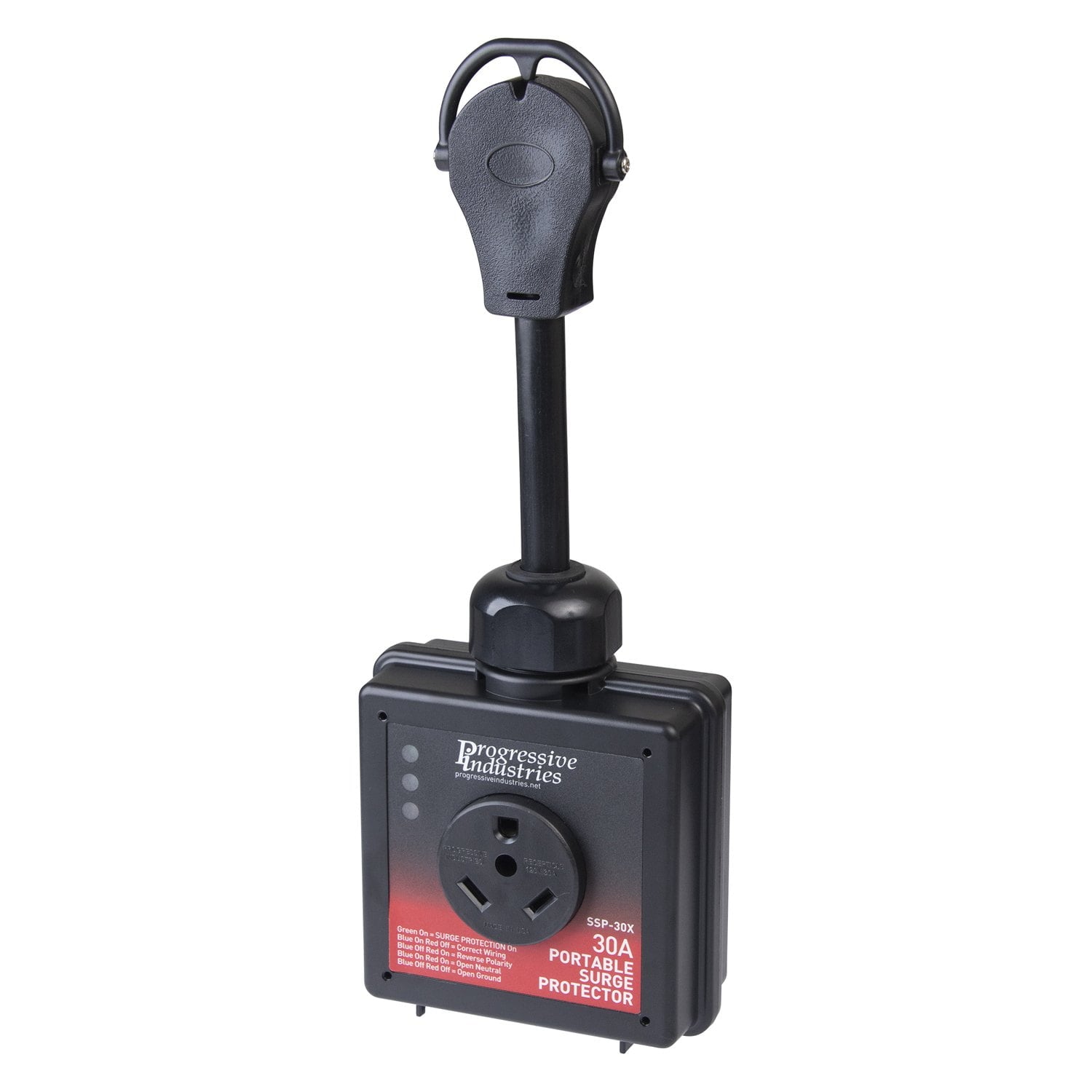 Progressive Industries SSP-30X Portable RV Surge Protector, 30 Amp