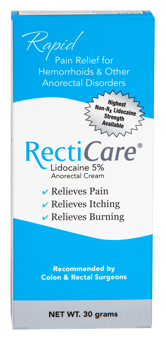 Recticare Anorectal Rapid Pain Relief Cream, 30 g