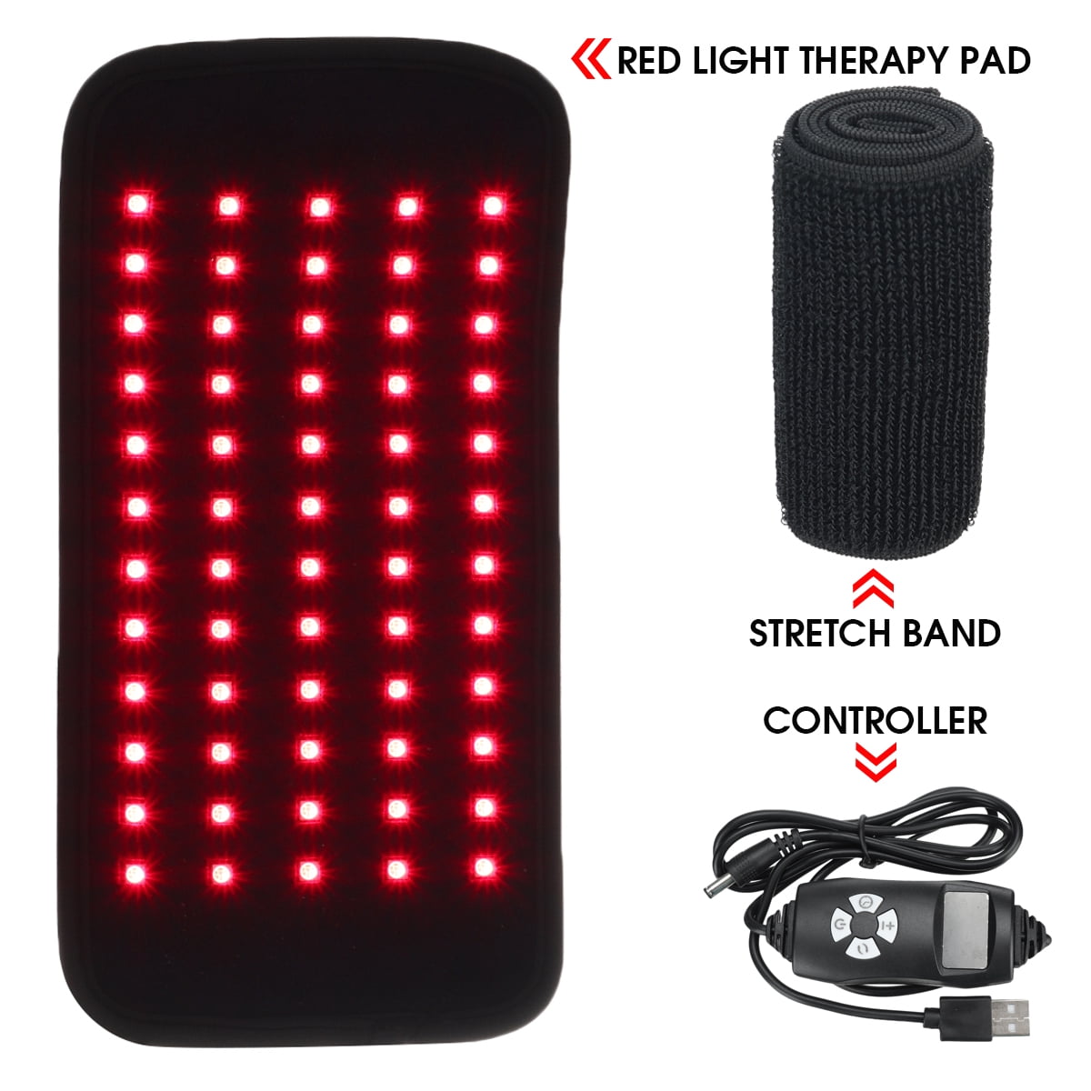 Red Light Therapy Belt, Portable Wearable Near-Infrared Light Therapy, Relieve Body & Back Pain, Flexible Lipo Wrap, Improve Sleep, 660nm & 850nm Wavelengths