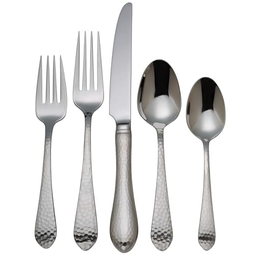 Reed And Barton Hammered Antique 5-Piece Place Setting