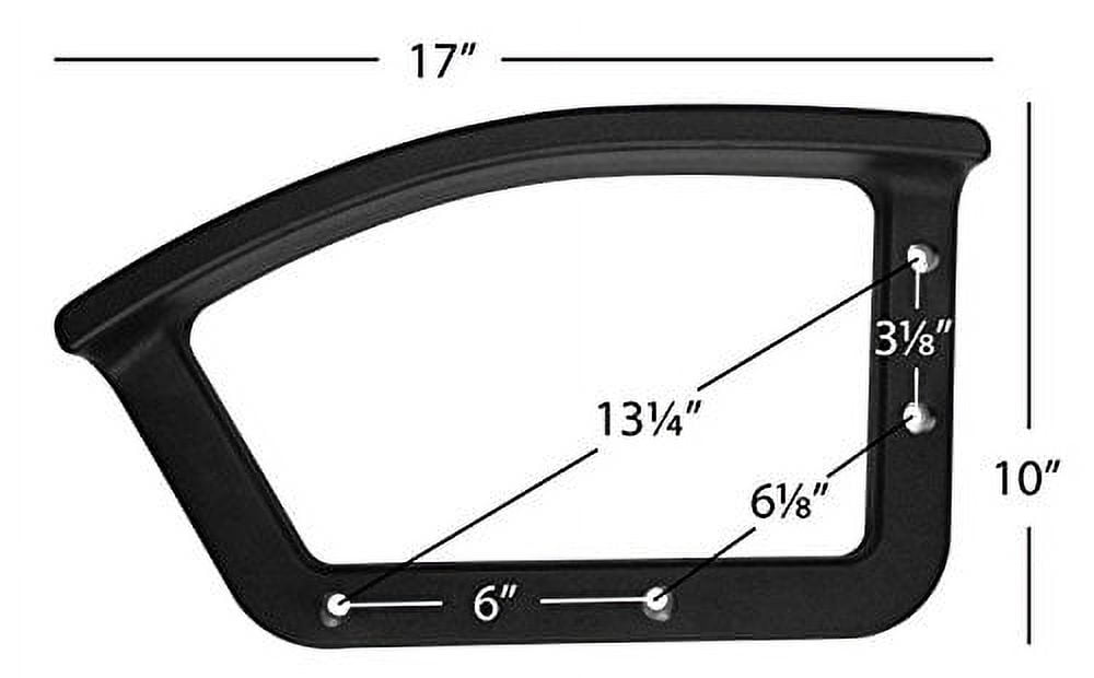 Replacement Office Chair Loop Arm - Angled Style Left Side - ECA-L