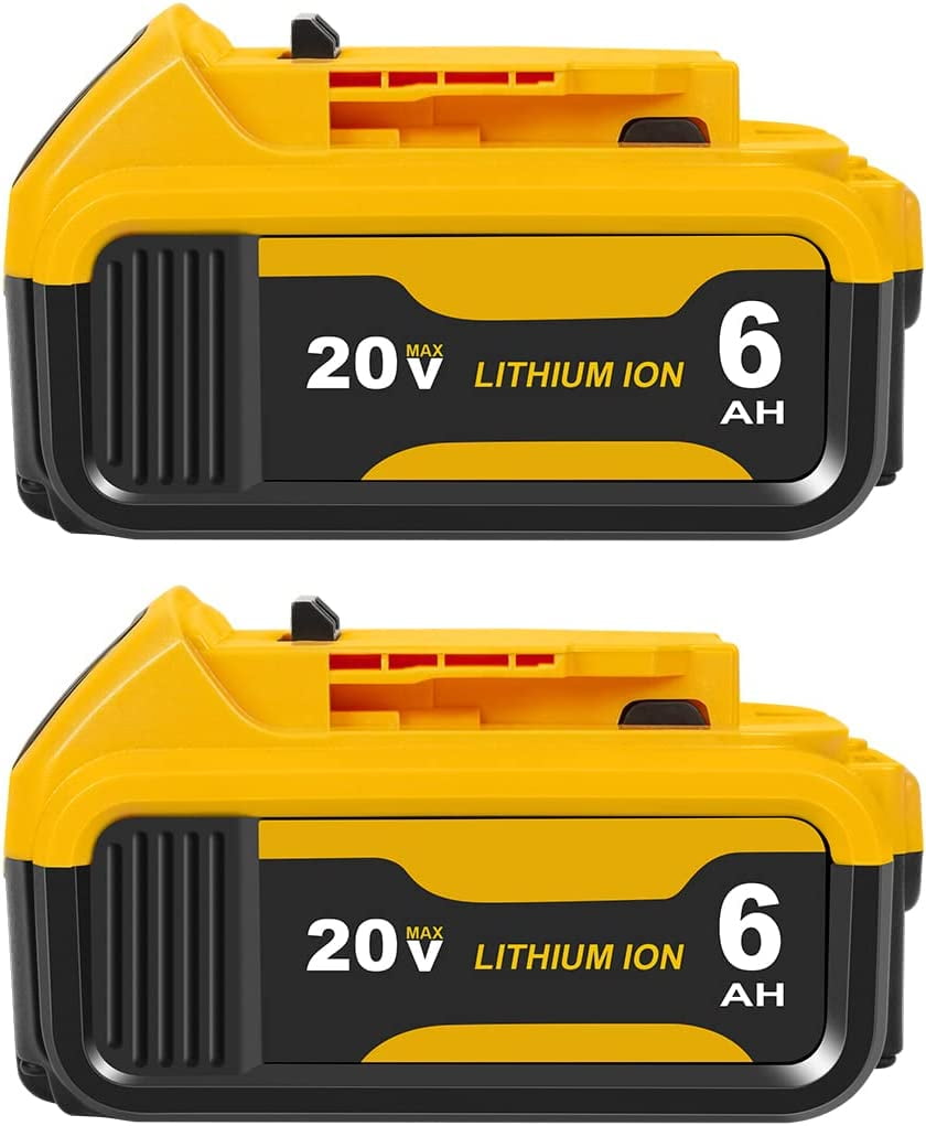 Replacement for Dewalt 20V Battery 6.0ah,2 Packs