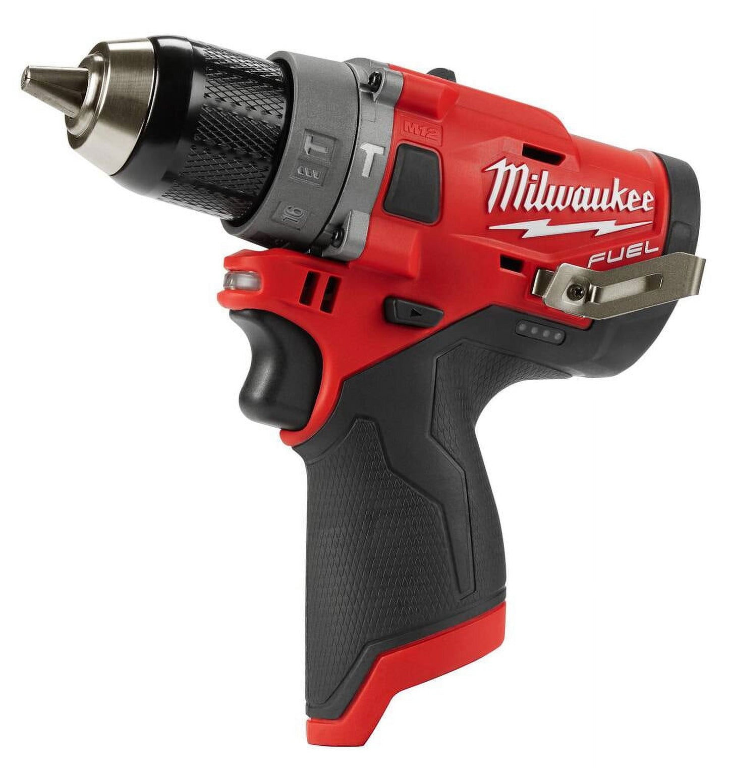 Restored Milwaukee 2504-20 M12 FUEL 12-Volt Lithium-Ion Brushless Cordless 1/2 in. Hammer Drill (Refurbished)