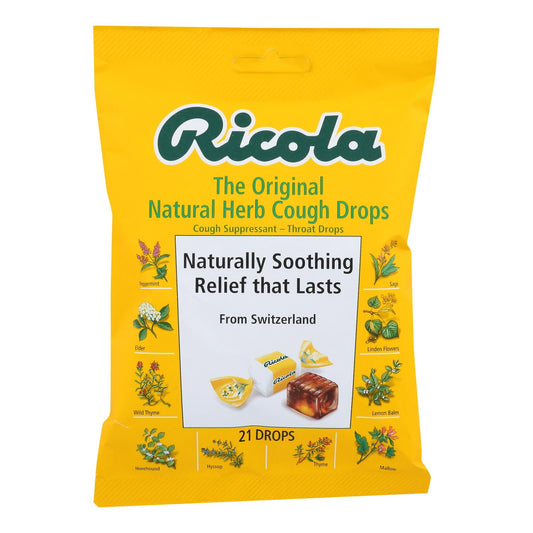 Ricola - Cough Drop Original Herb - Case of 8-21 CT