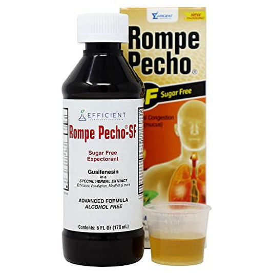 Rompe Pecho SF (Sugar-Free) 6oz - Cold & Cough Syrup