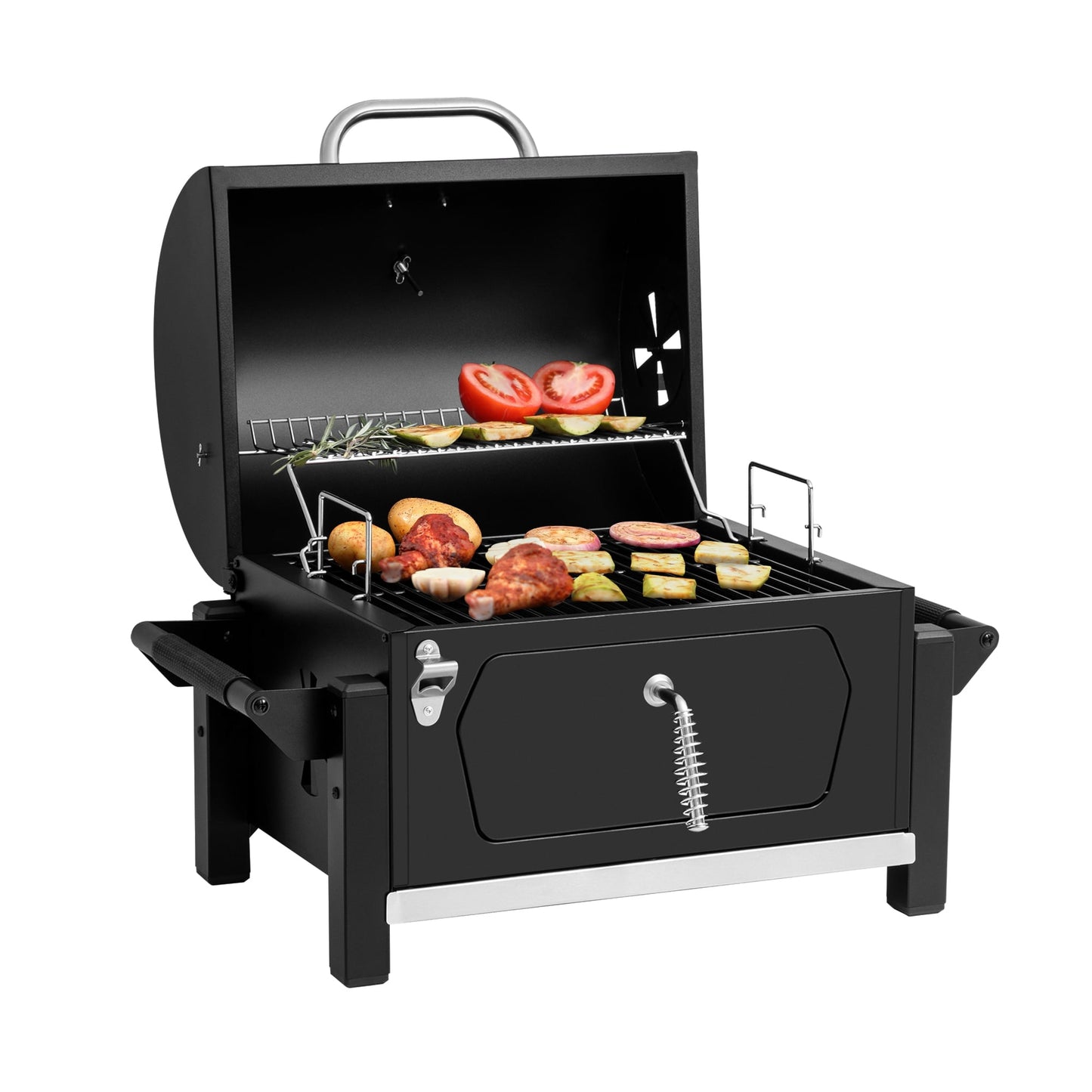 Royal Gourmet CD1519 Portable Charcoal Grill with Two Side Handles