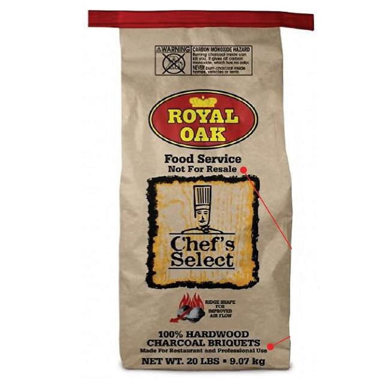 Royal Oak  Royal Oak Chef's Select Charcoal Briquests for Restaurant and Professional Use