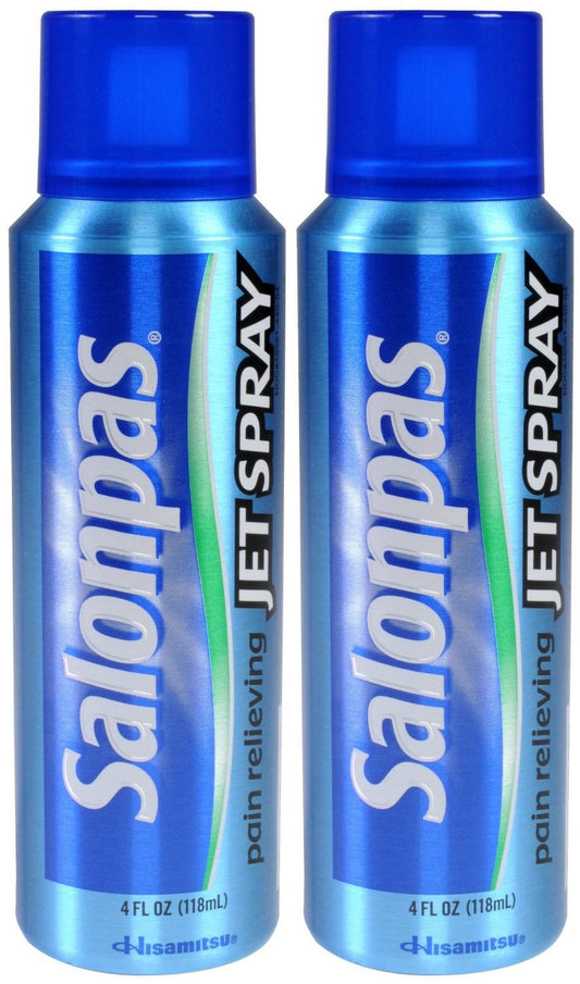 SALONPAS pain relieving jet spray - 4 oz (2 PACK)