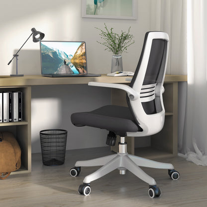 SIHOO Ergonomic Office Chair Mid-Back Home Desk Chair with Lumbar Support Small Mesh Computer Chair, Gray