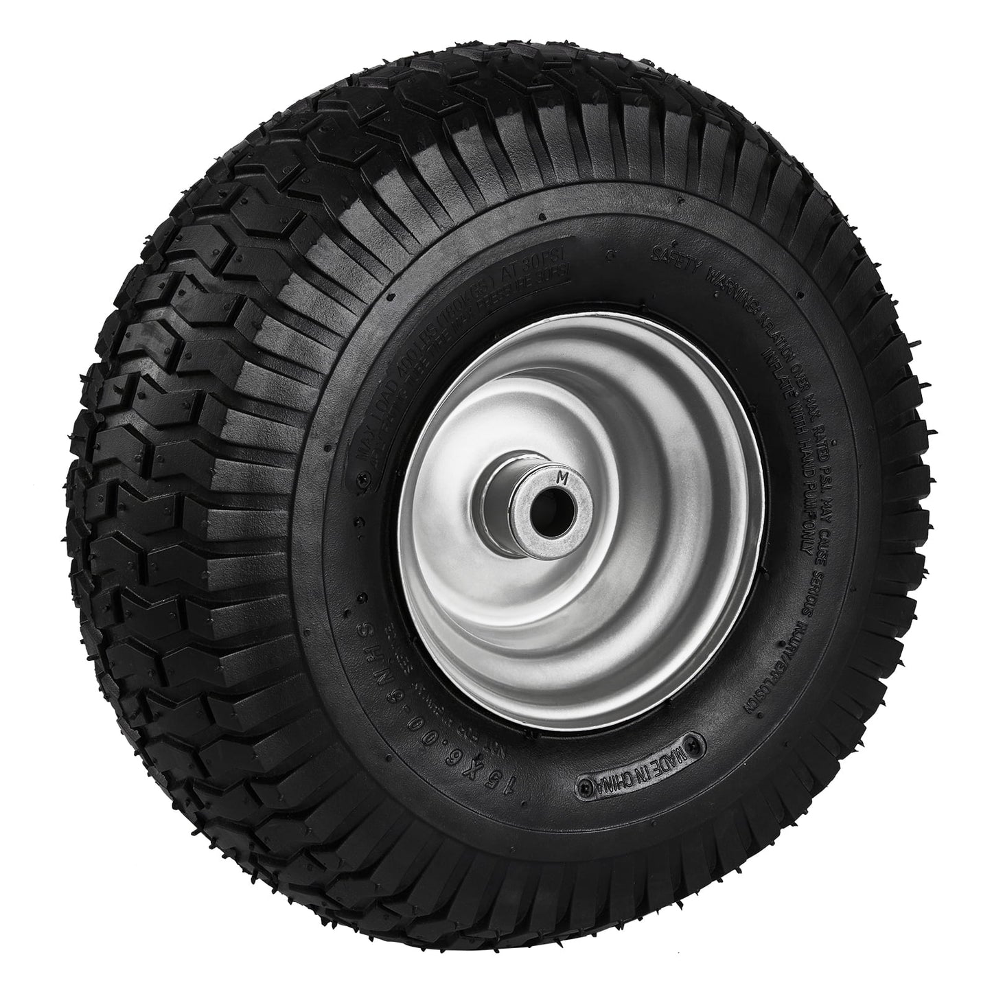 SKYSHALO 15x6-6 Inch Lawn Mower Tires Lawn Tractor Tires 2 Pack Lawn Pneumatic Tires