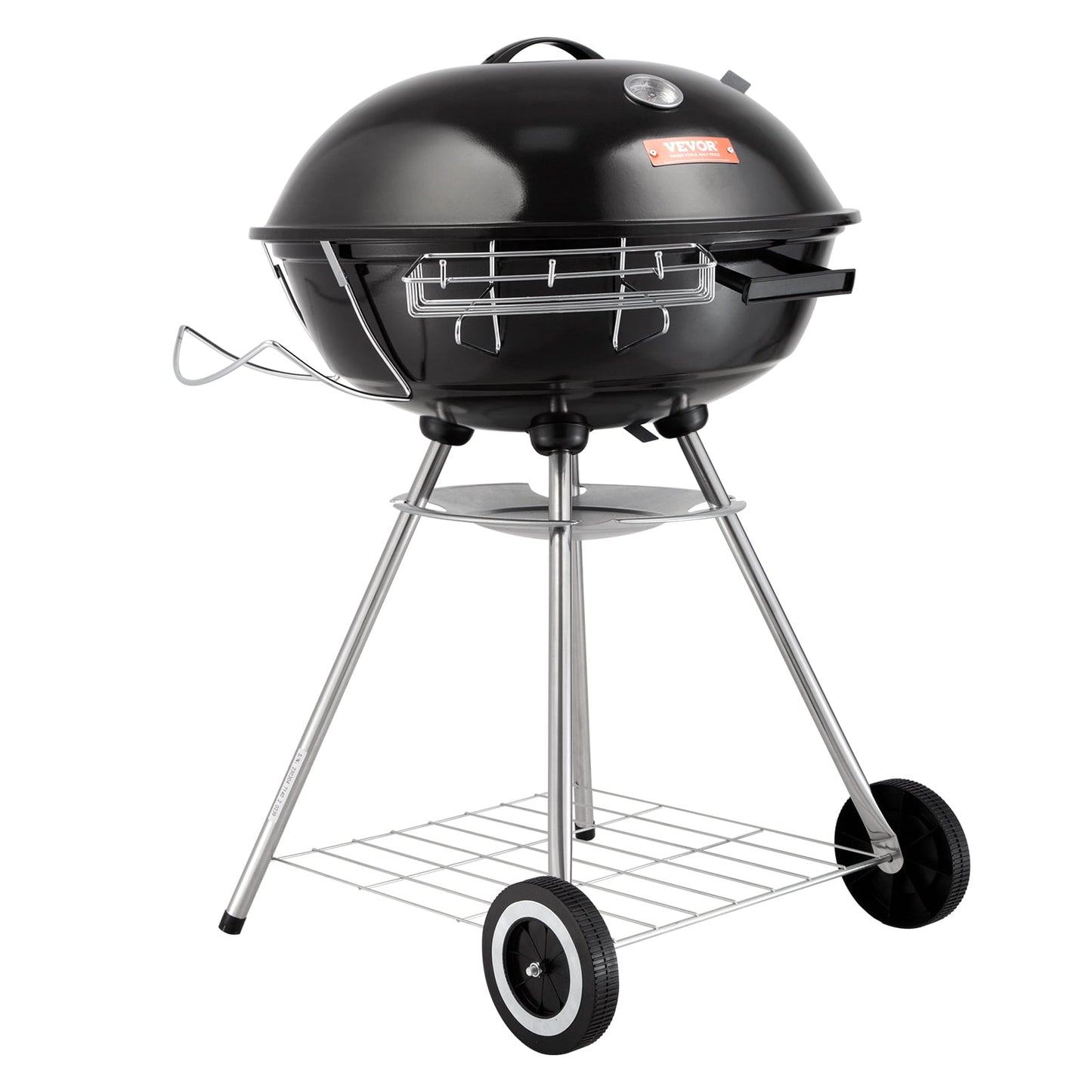 SKYSHALO 22 inch Kettle Charcoal Grill Outdoor Barbecue Cooking,Portable Grill Propane Gas Kettle Grills with Cover, Iron & Steel Small BBQ Grill