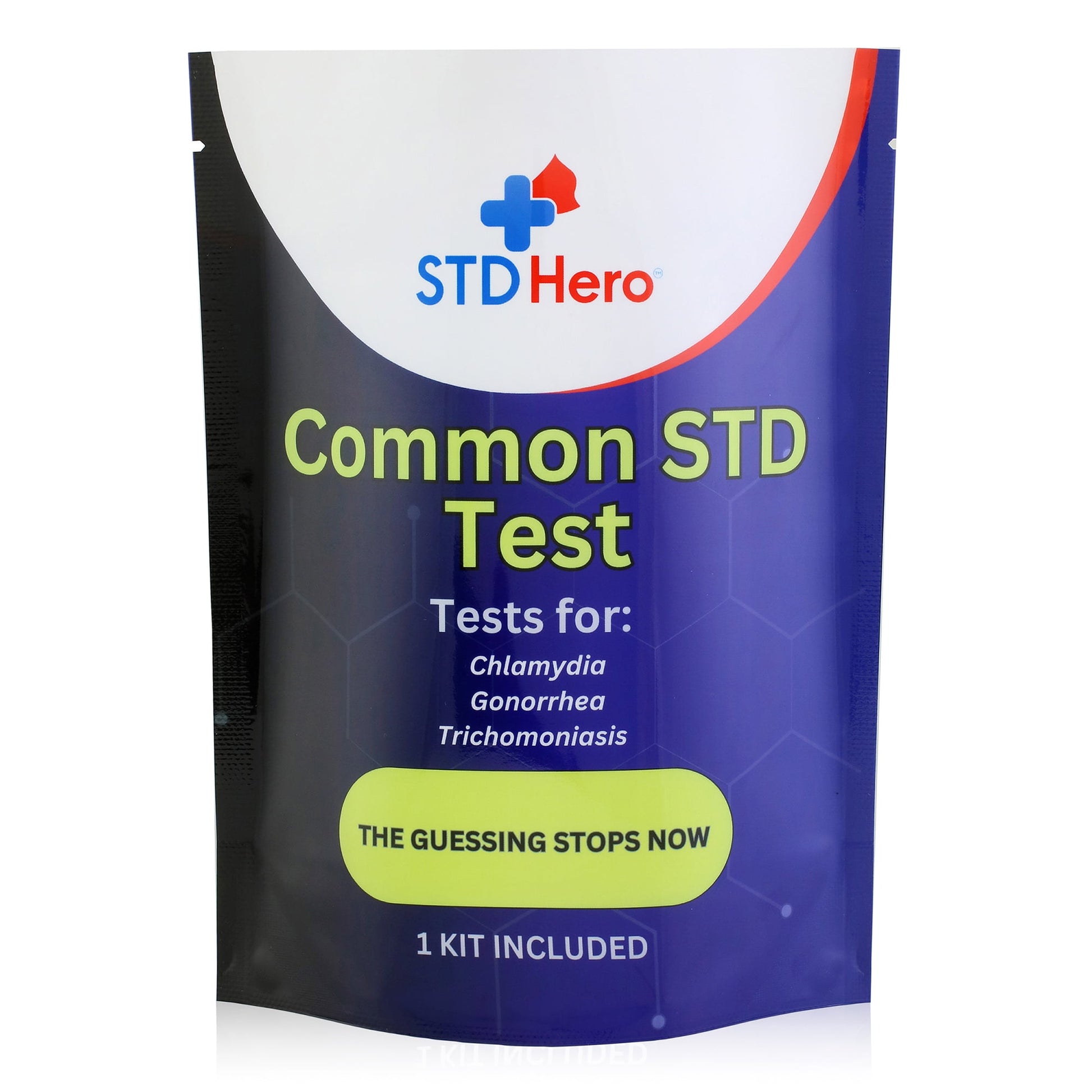 STD Hero at-Home Common STI Test - Test for Chlamydia, Gonorrhea, and Trichomonas