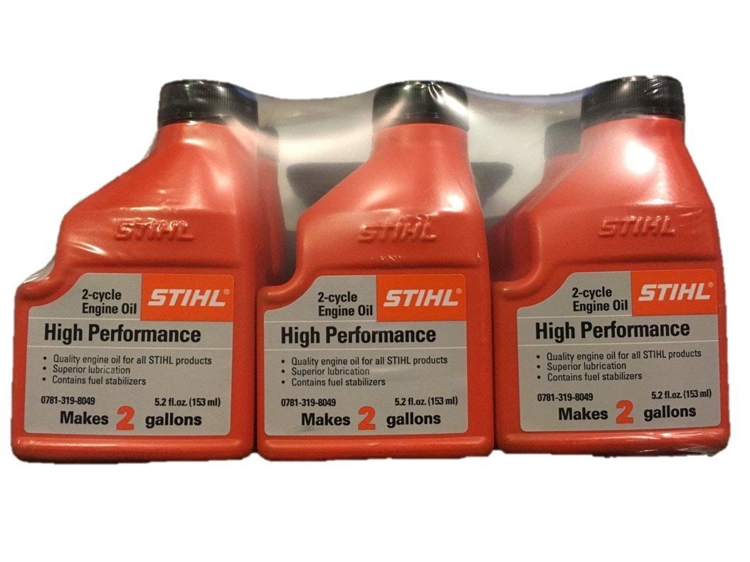 STIHL 0781 319 8050 5.2 Ounce High Performance 2 Cycle Engine Oil, 6 Pack