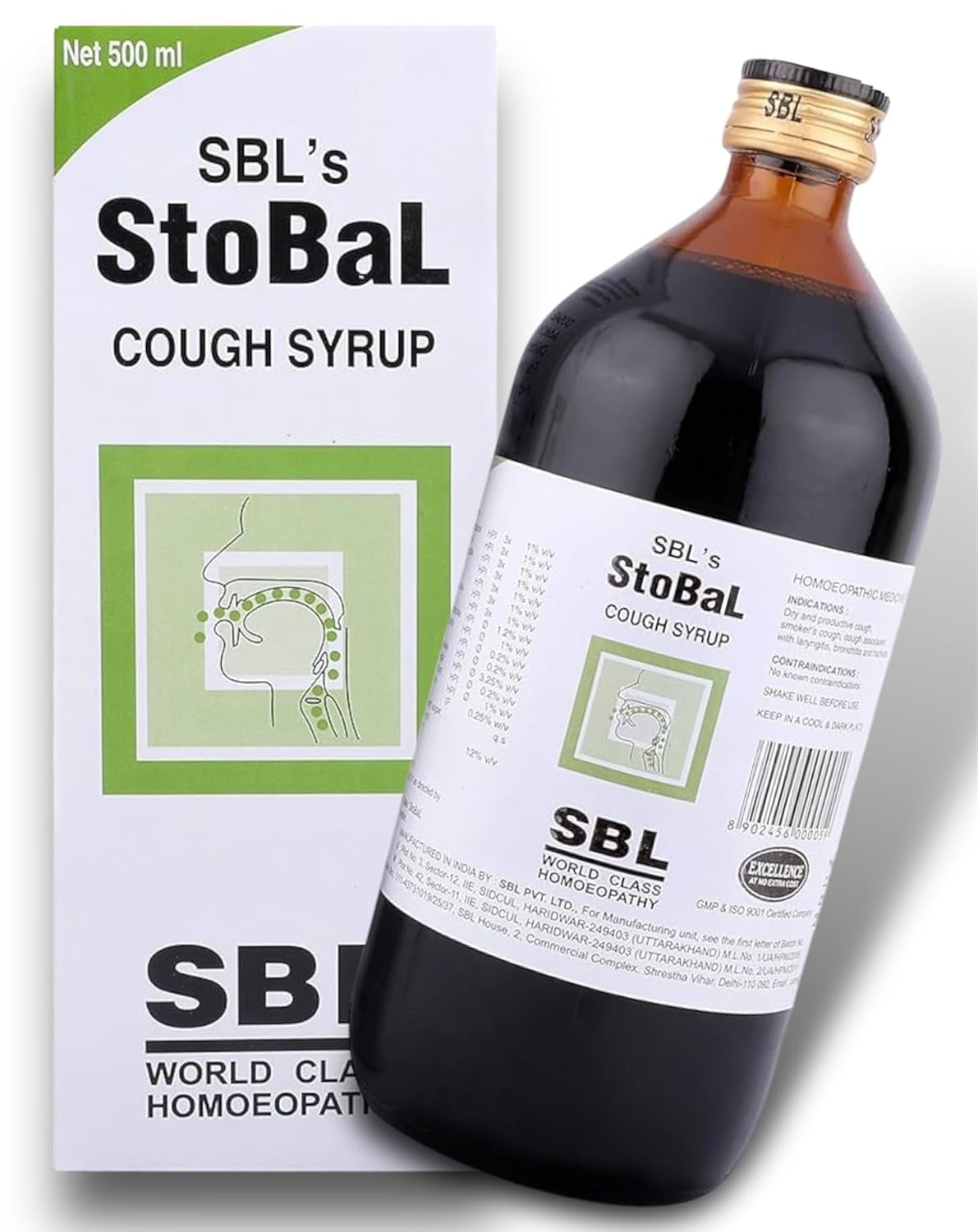 Sbl Stobal Sbl Cough Syrup Homeopathy 500Ml