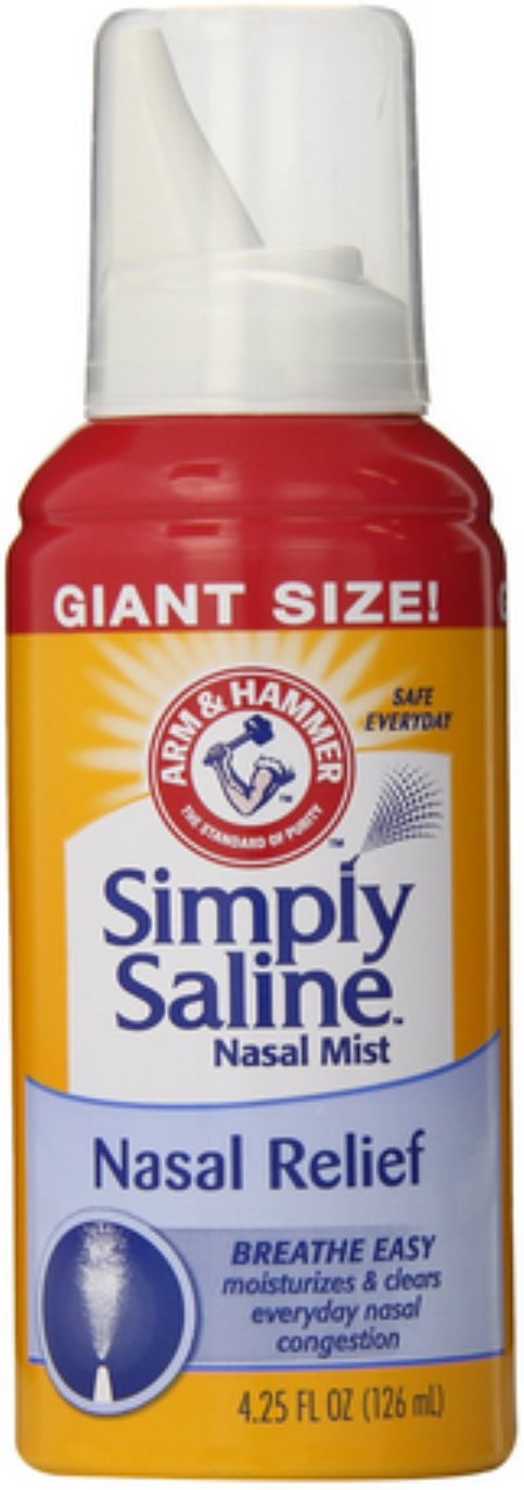 Simply Saline Nasal Mist 4.25 oz (Pack of 3)