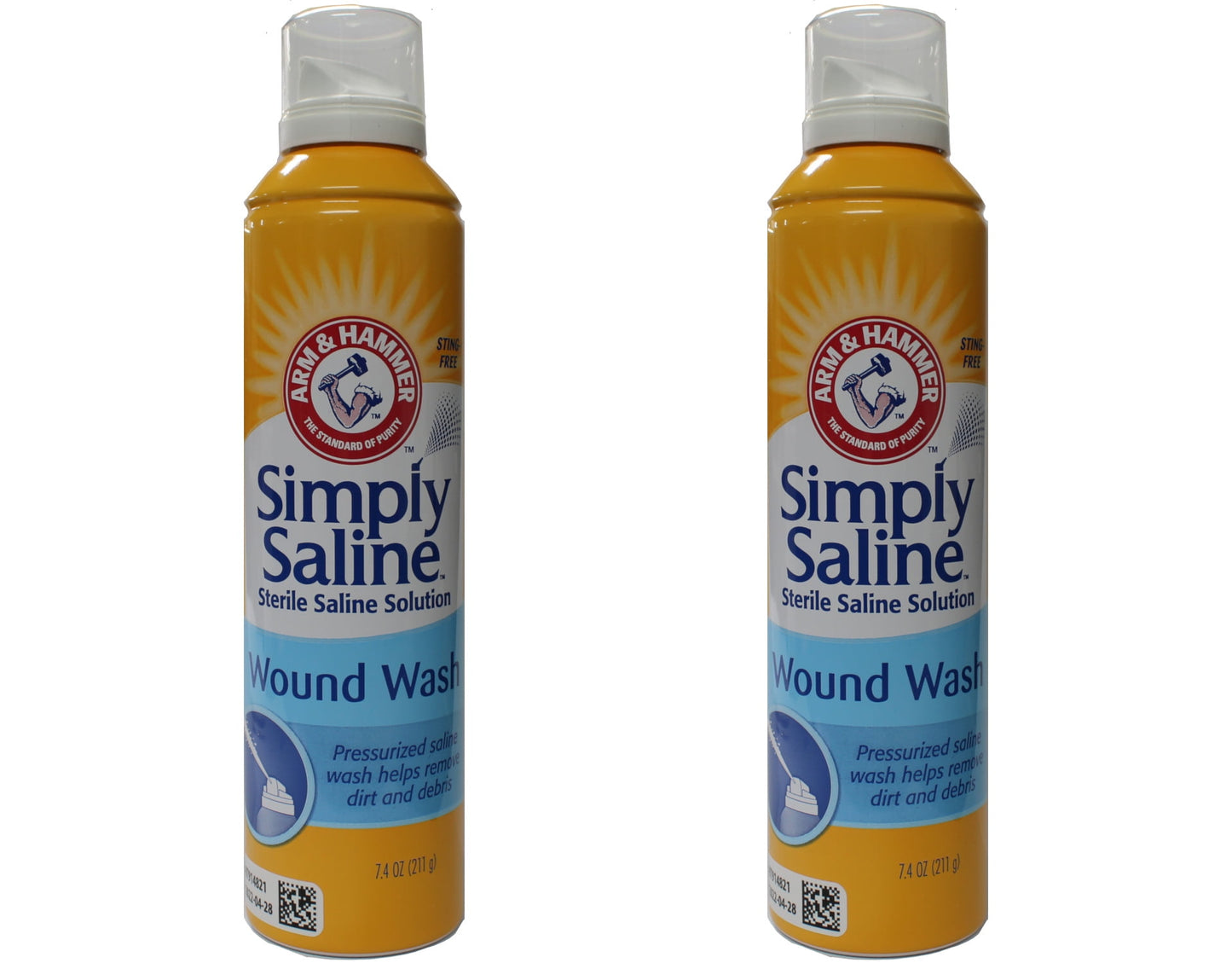 Simply Saline Wound Wash Saline 7.10 oz (Pack of 2)