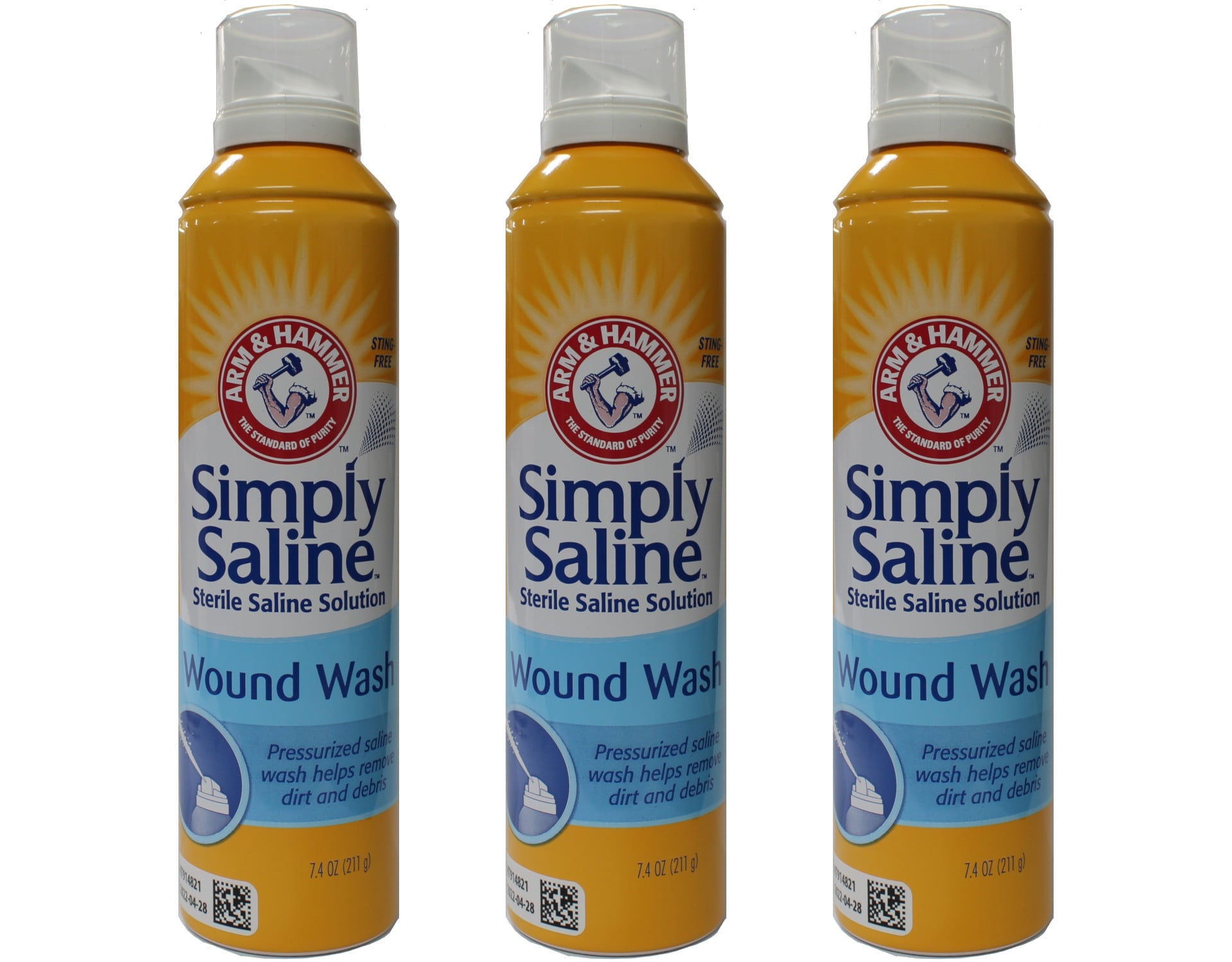 Simply Saline Wound Wash Saline 7.10 oz (Pack of 3)