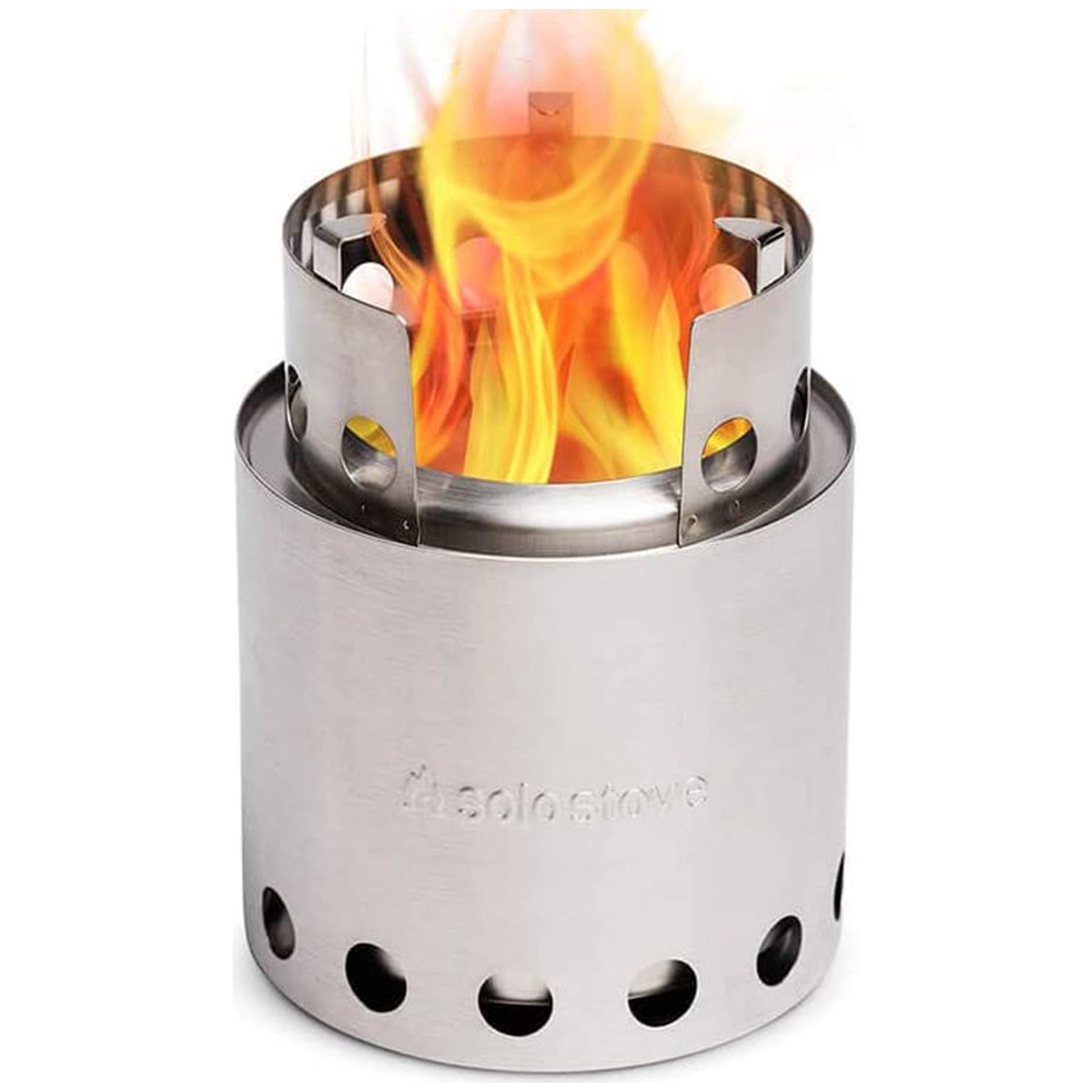 Solo Stove Wood Burning Backpacking Stove - Ultra Light Weight Compact Design Perfect for Survival, Camping, Hunting & E