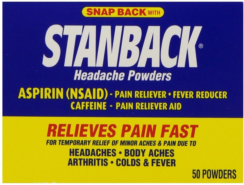 Stanback Headache Powders 50 Each (Pack of 3)