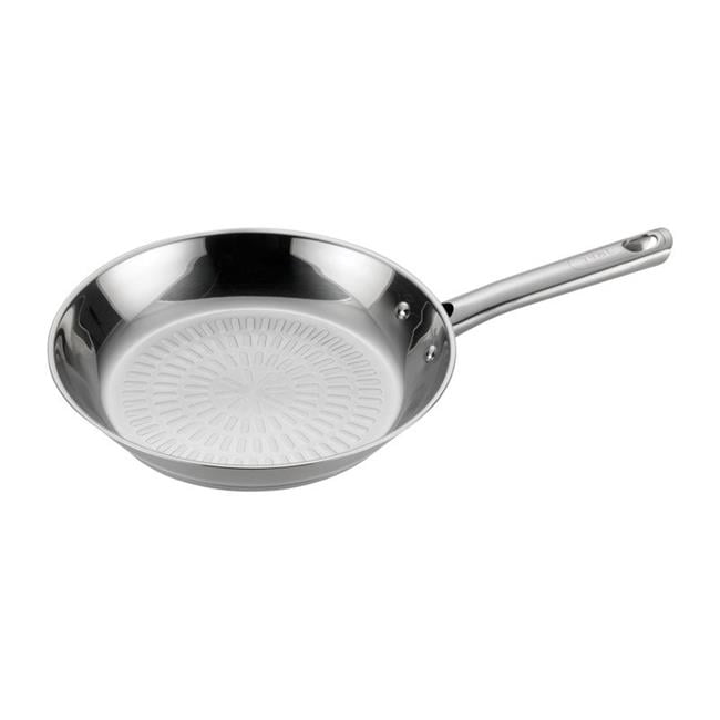 T-fal E76007 Performa Stainless Steel Dishwasher Safe Oven'safe Fry Pan Saute Pan Cookware, 12-Inch, Silver