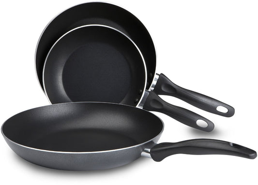 T-fal Specialty 3-Piece Frying Pan Set - Black