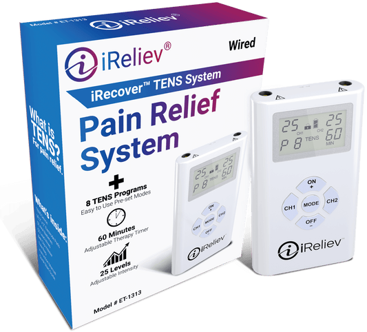 TENS Unit - Dual Channel Electro Therapy Pain Relief System from iReliev